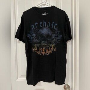Archaic Black Graphic T-Shirt For Men